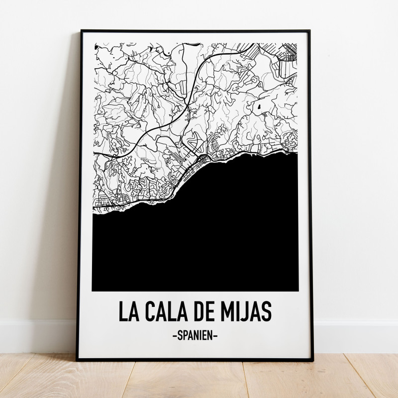 La Cala de Mijas Karta