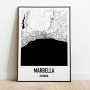 Marbella Karta 2 Poster