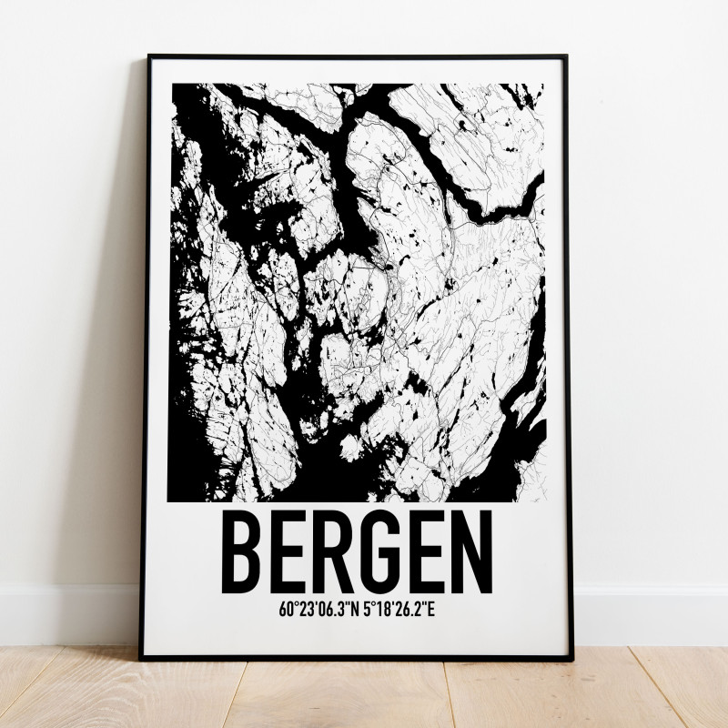 Bergen Karta