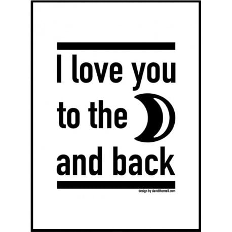 Moon and back 