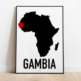 Gambia Heart Poster