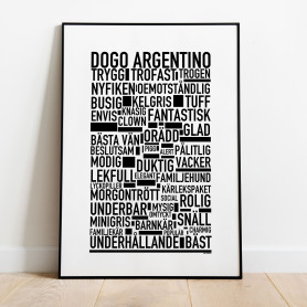 Dogo Argentino Poster