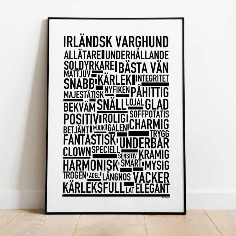 Irländsk Varghund Poster