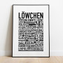 Löwchen Poster