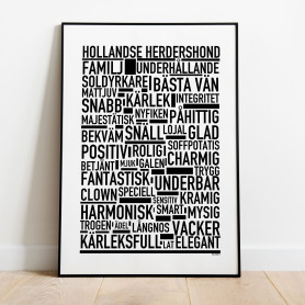 Hollandse Herdershond Poster