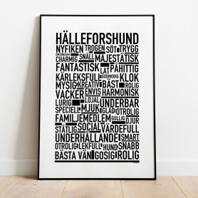 Hälleforshund Poster