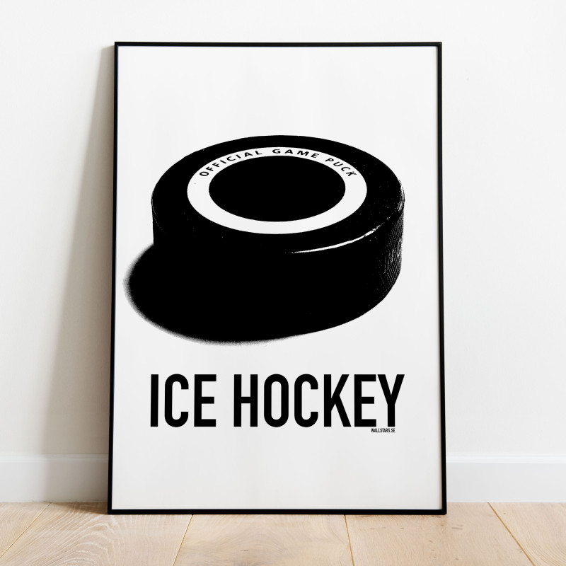 Ice Hockey Puck Poster