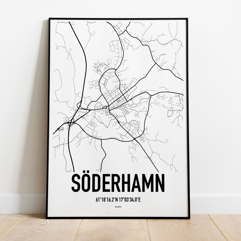 Söderhamn Karta