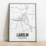 Laholm Karta Poster