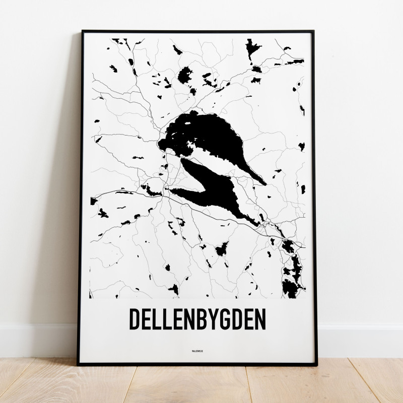 Dellenbygden Karta
