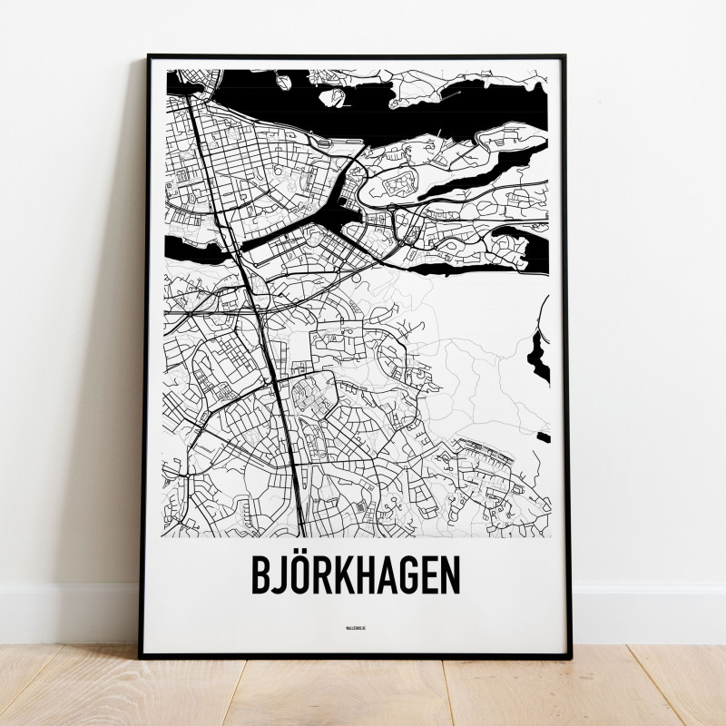 Björkhagen Karta