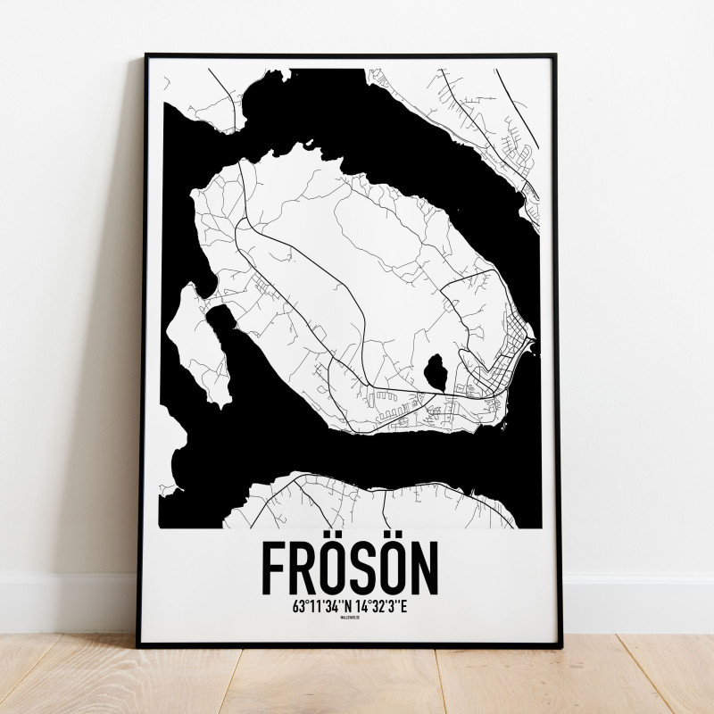Frösön Karta