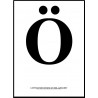 Alfabet Ö Poster