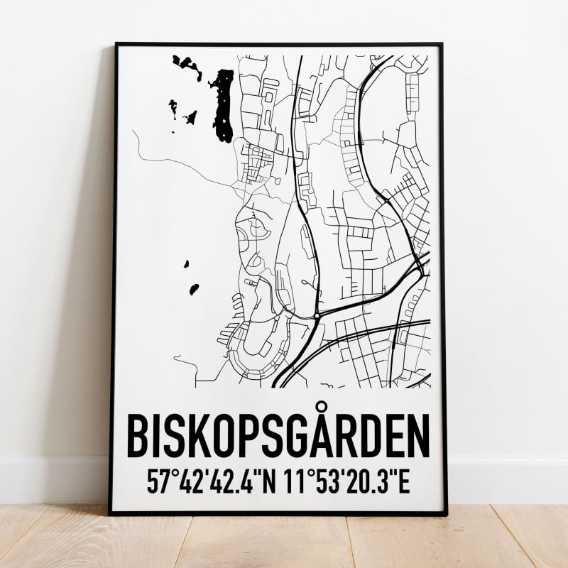 Biskopsgården Karta