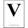 Alfabet V Poster