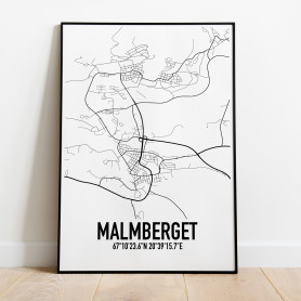 Malmberget Karta