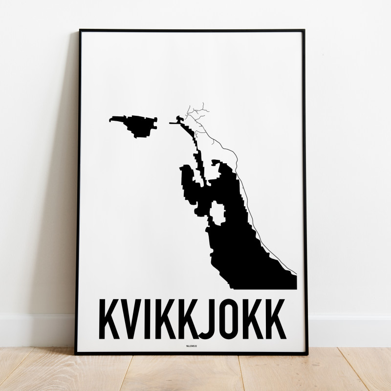 Kvikkjokk Karta