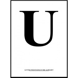 Alfabet U Poster