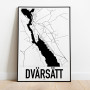 Dvärsätt Karta