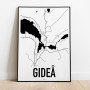 Gideå Karta