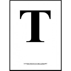 Alfabet T Poster