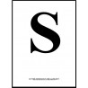 Alfabet S Poster