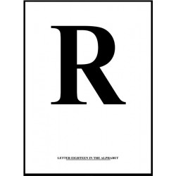 Alfabet R Poster