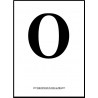 Alfabet O Poster