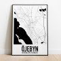 Öjebyn Karta Poster