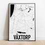 Våxtorp Karta Poster