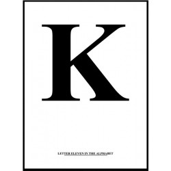 Alfabet K Poster