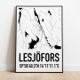 Lesjöfors Karta