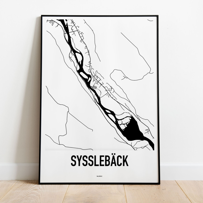 Sysslebäck Karta