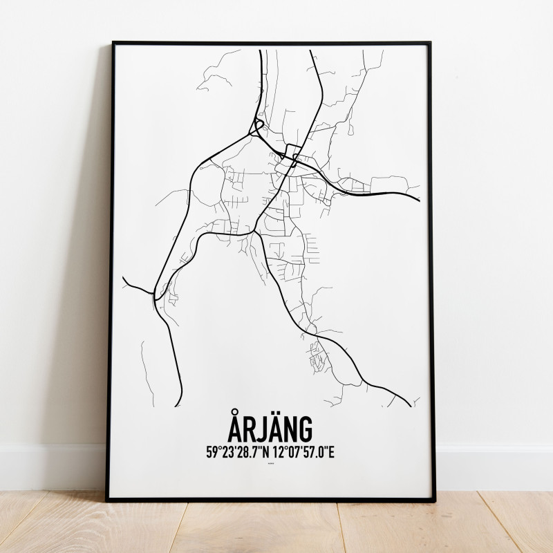 Årjäng Karta Poster