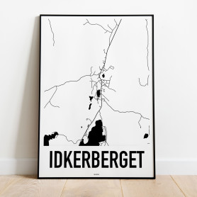 Idkerberget Karta