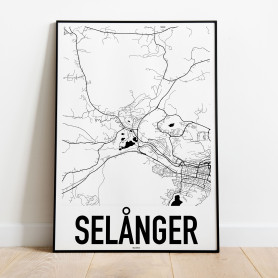 Selånger Karta