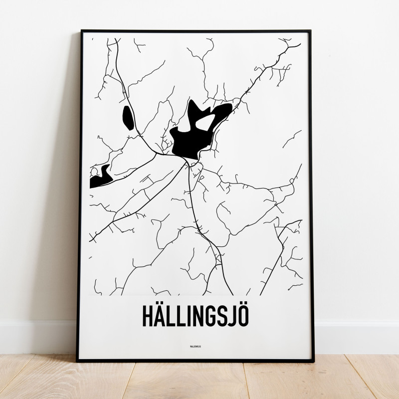 Hällingsjö Karta