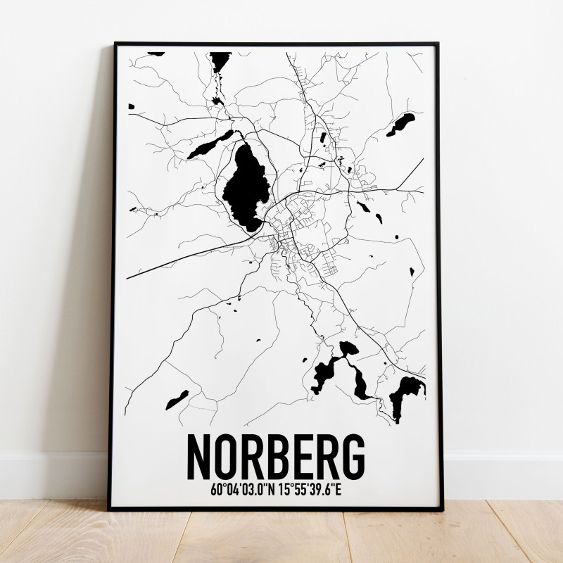 Norberg Karta Poster