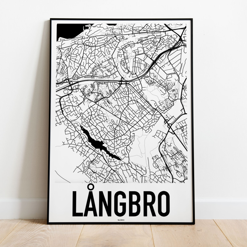 Långbro Karta