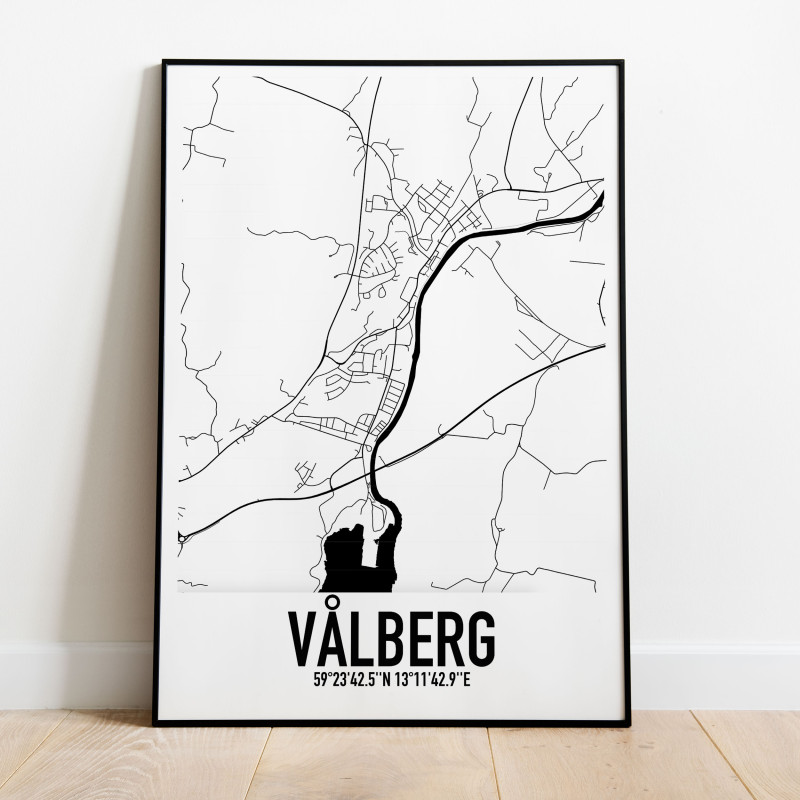 Vålberg Karta