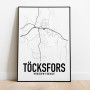 Töcksfors Karta Poster