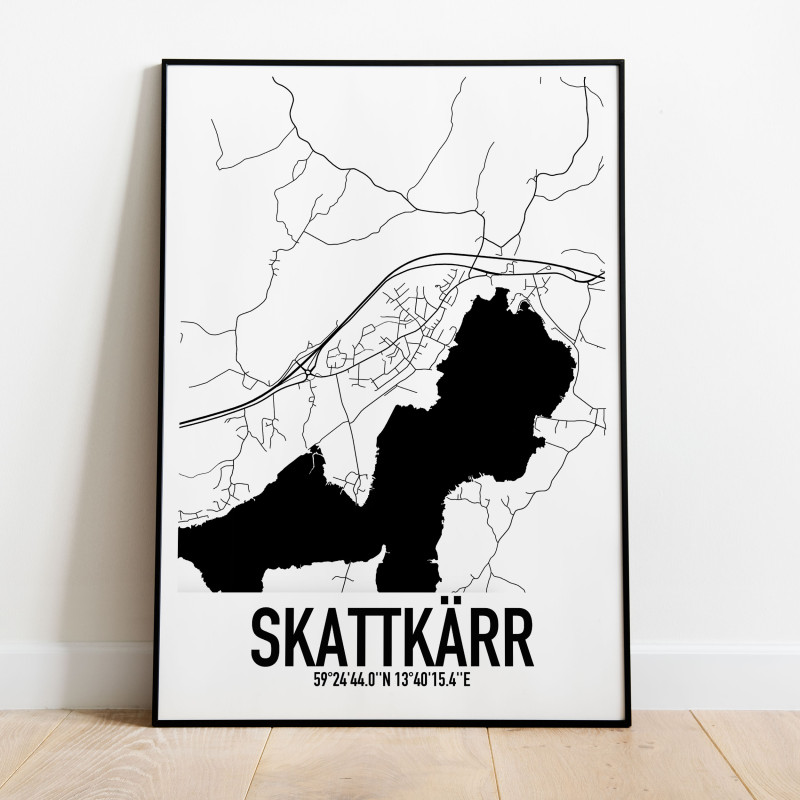 Skattkärr Karta