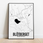 Blötberget Karta Poster