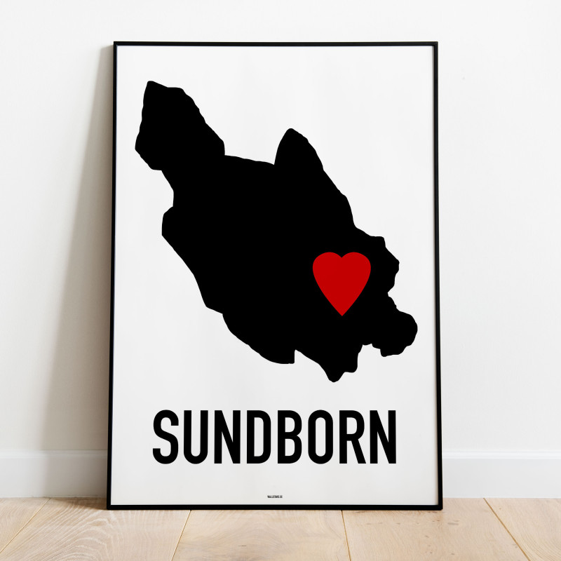 Sundborn Heart Poster