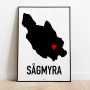 Sågmyra Dalarna Poster