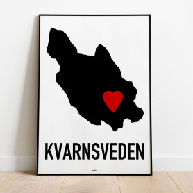 Kvarnsveden Heart Poster