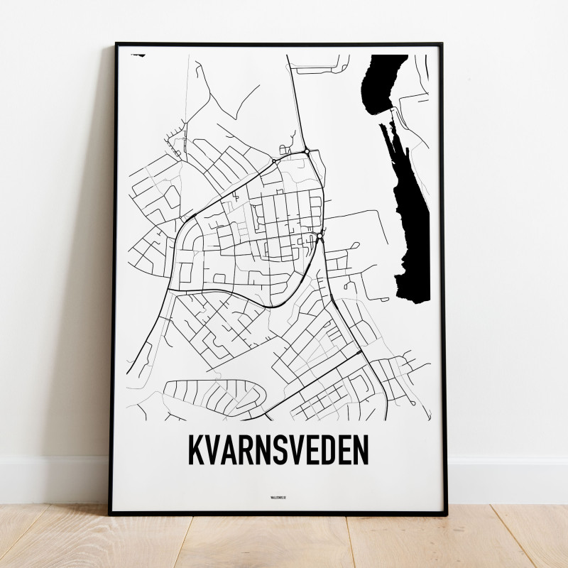 Kvarnsveden Karta Poster