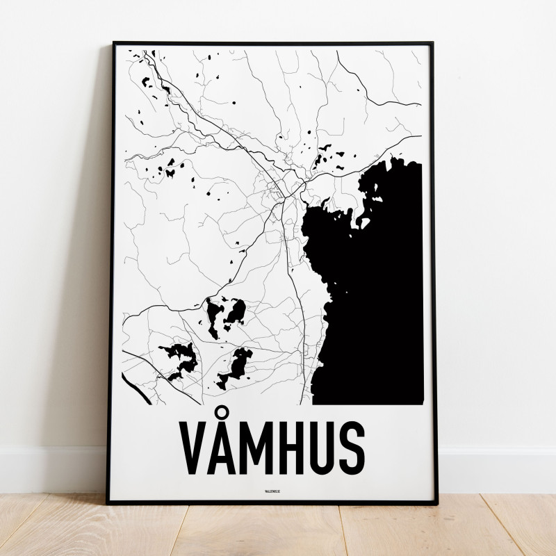 Våmhus Karta Poster
