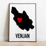 Venjan Heart Poster