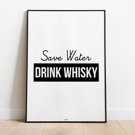 Drink Whisky Poster